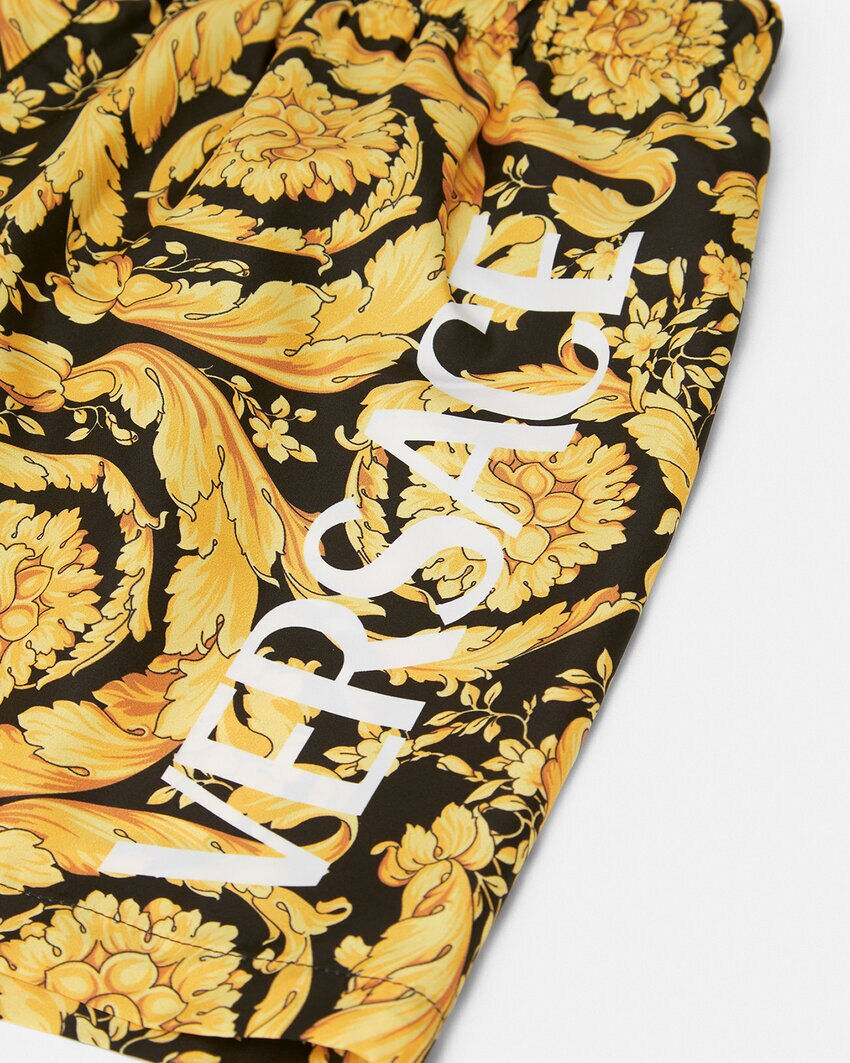 Thumbnail: VERSACE Logo Barocco Swim Shorts 1000271 1A02640 5B000