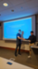 Yan-Bo passing his Ph.D. defense.