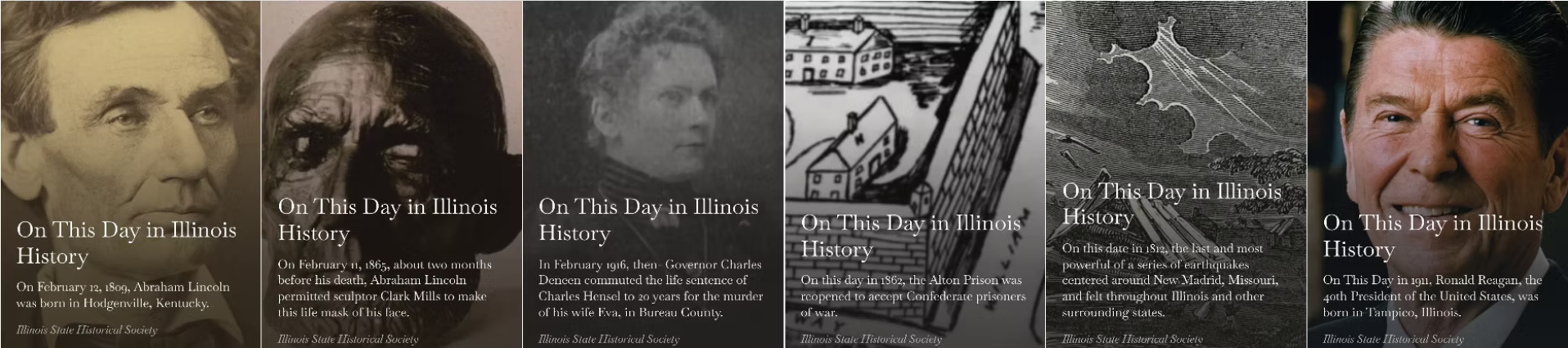 Banner of diverse historical figures and events