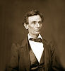 Sepia portrait of Abraham Lincoln