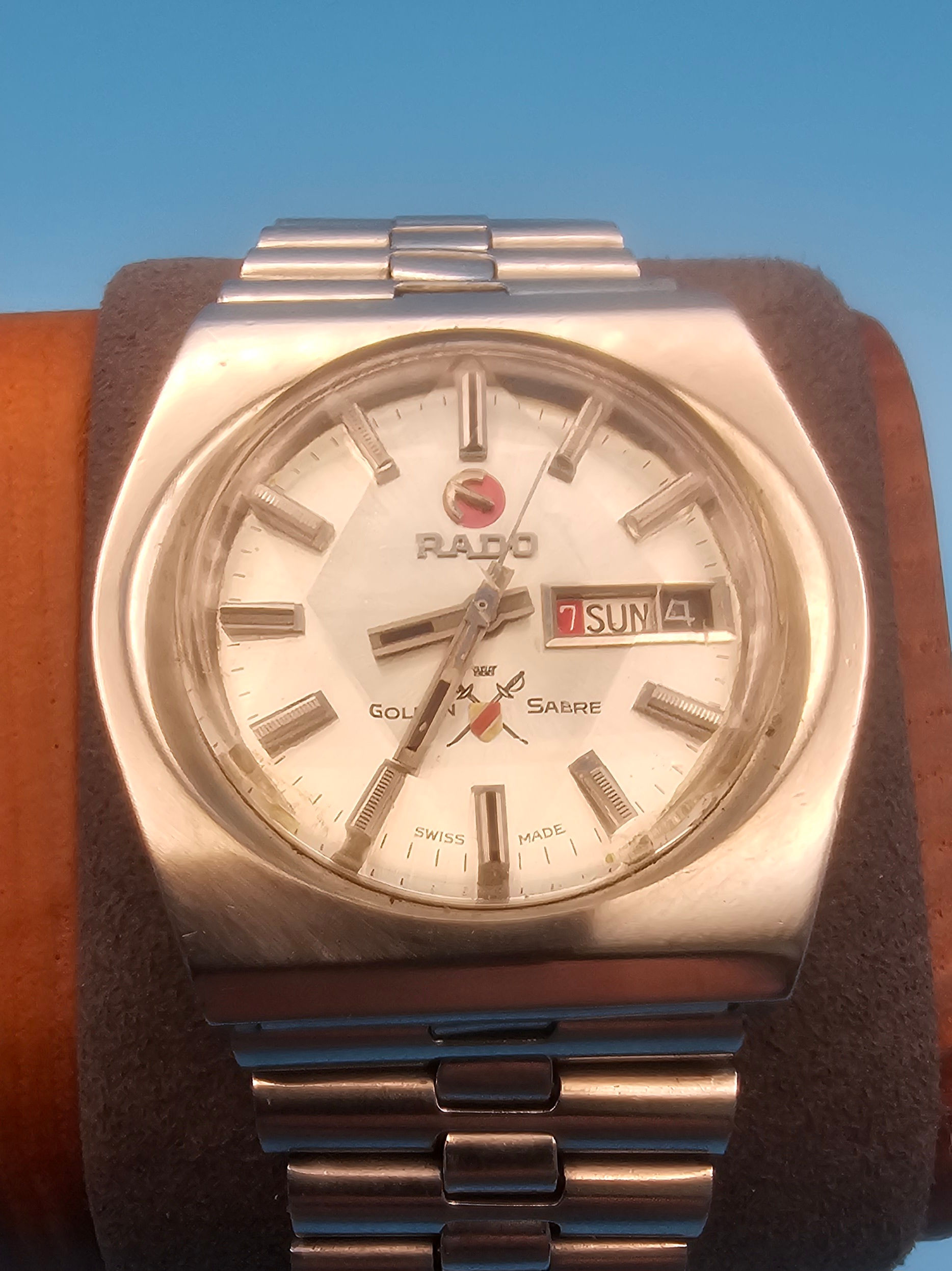 1975 Vintage Rado Golden Sabre Day/Date, Ref. 11046, Cal. 2798, 36mm