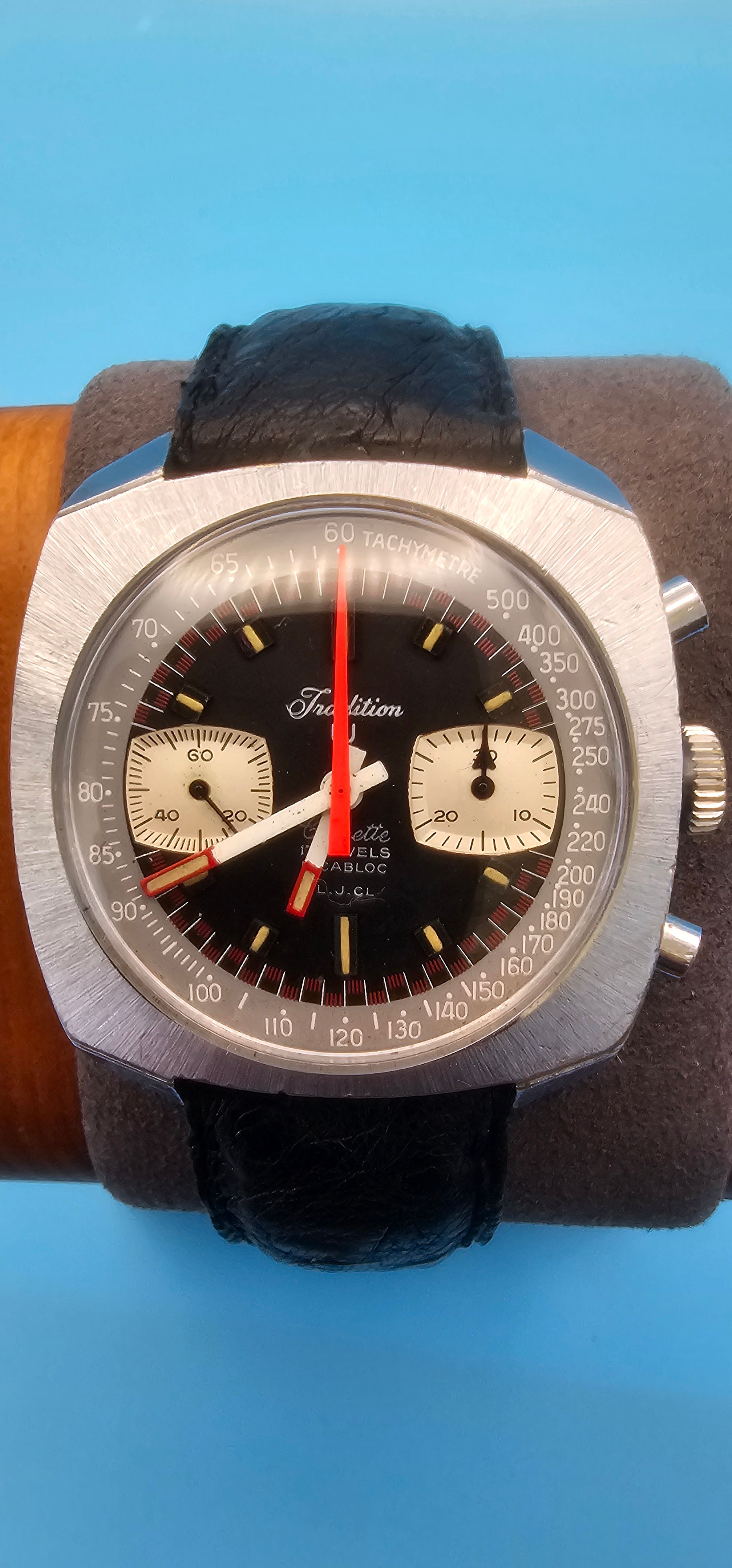 1967 Yema Tradition RallyGraf Chrono Ref: 93012, Valjoux 7733 Manual Wind, 38mm