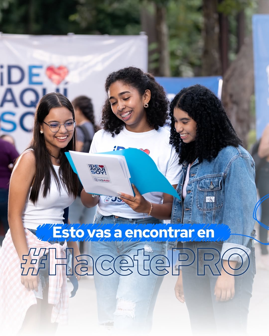#DeAquíSoy Esto vas a encontrar en nuestro evento #HacetePRO Stand de becas (nacionale