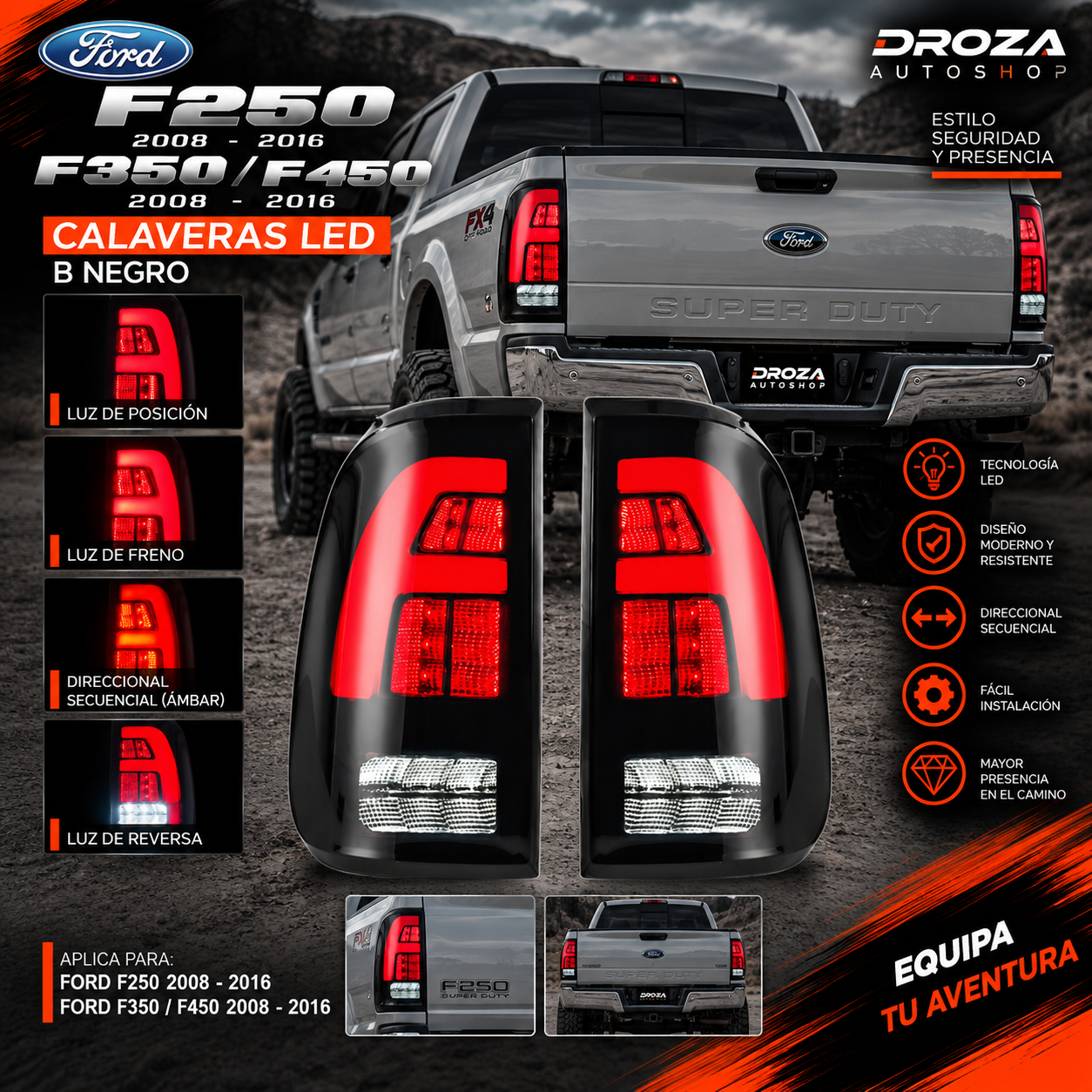 CALAVERA F250/F350/F450 2008-2016