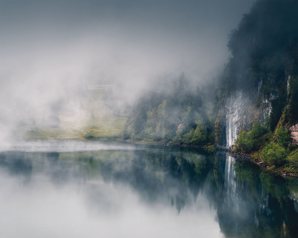 Lac des Chavonnes by Donna Stevens
