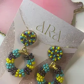 Thumbnail: Mini-Doughnut Drop Earrings