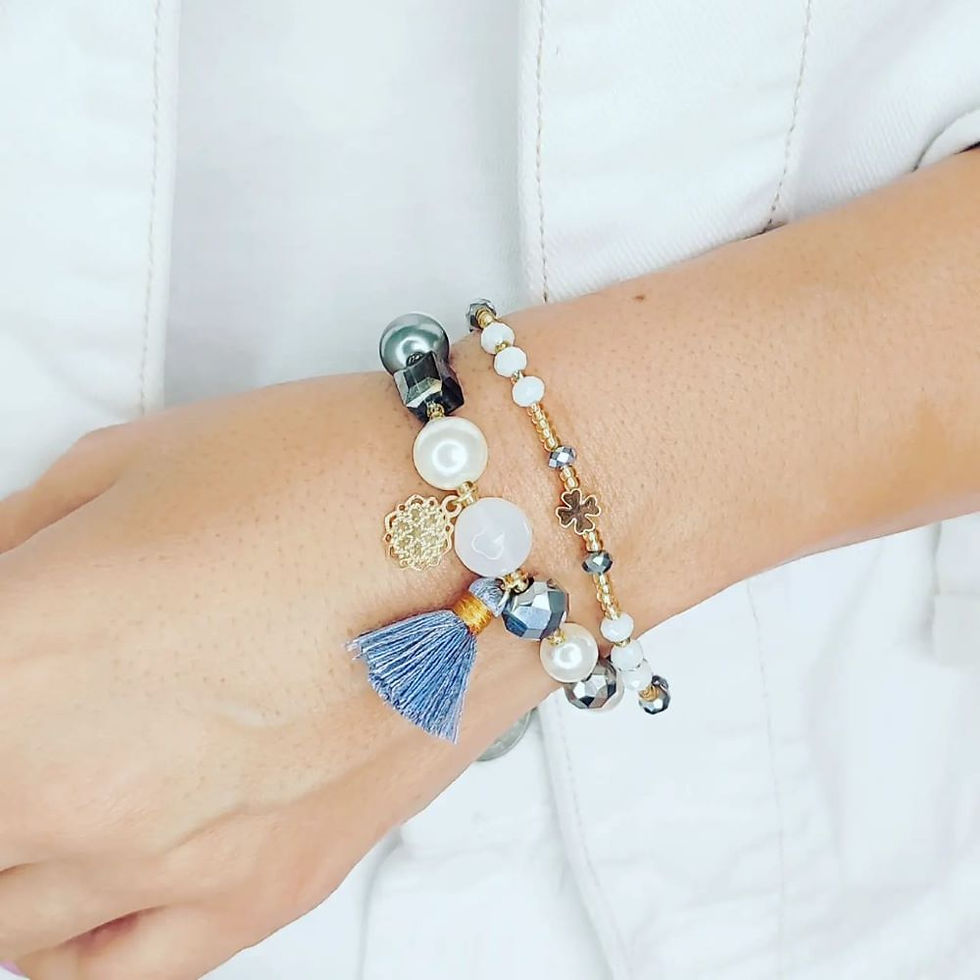 Thumbnail: Double Gemstone Bracelet