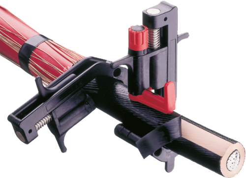 HLS - AV6400 - Cable stripper for non-vulcanized semiconductive