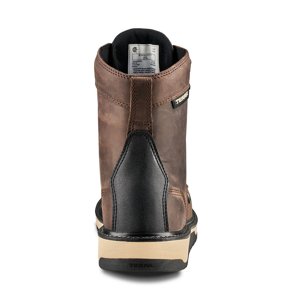 Thumbnail: Terra Footwear 8" IRONSTONE 839FDB Brown