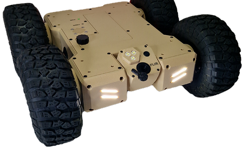 Inspectie robot met warmtebeeld camera