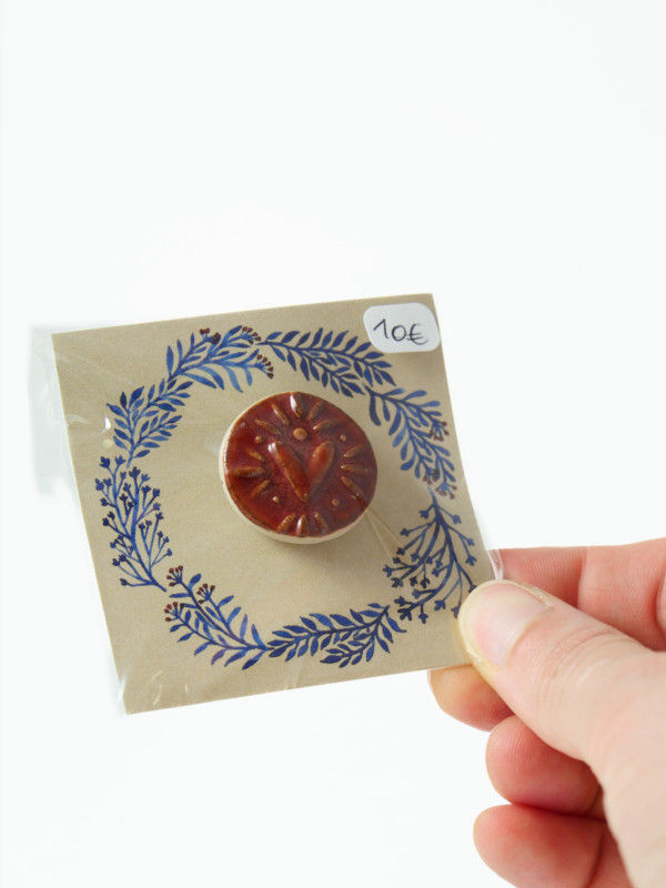Miniature : Broche - Empreinte