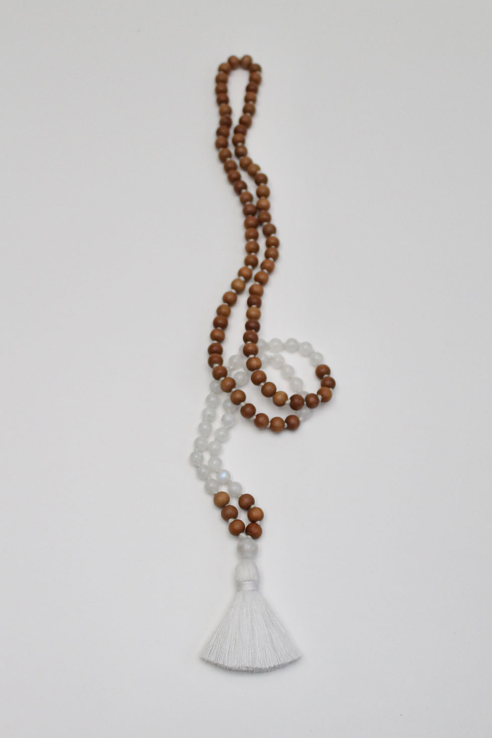 Thumbnail: COSMO MALA | rainbow moonstone & sandalwood