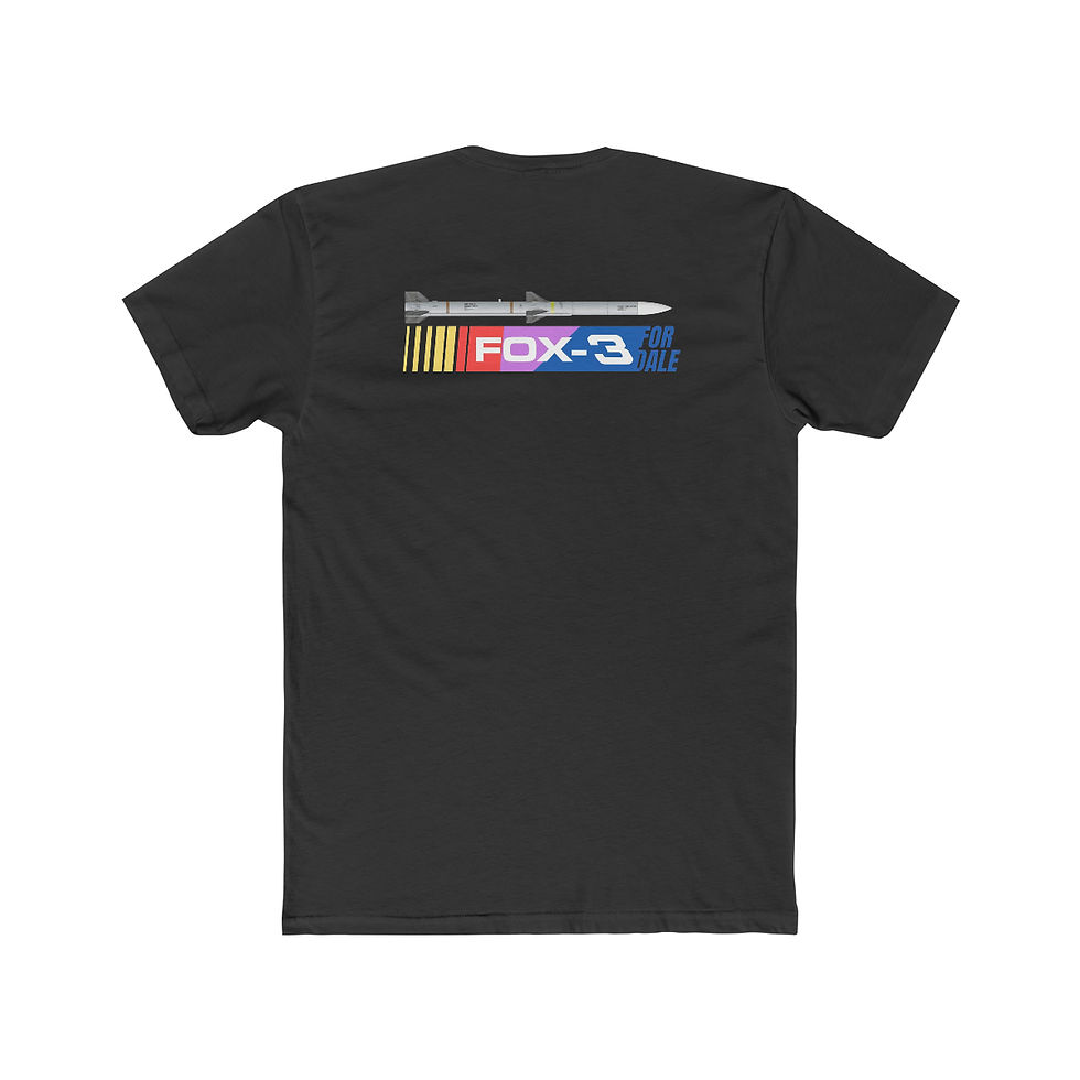 Thumbnail: Fox-3 For Dale Cotton Crew Tee