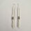 Thumbnail: Silver Rod Earrings 