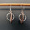 Thumbnail: Copper and Silver Orbiting Earrings 