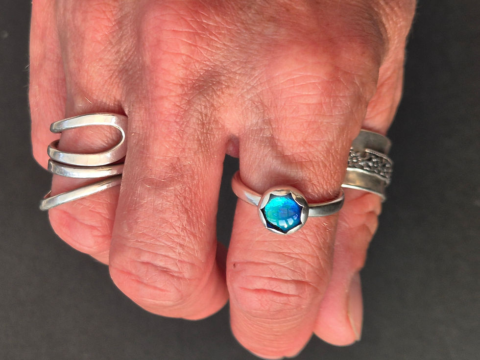 Thumbnail: Paua Shell Ring