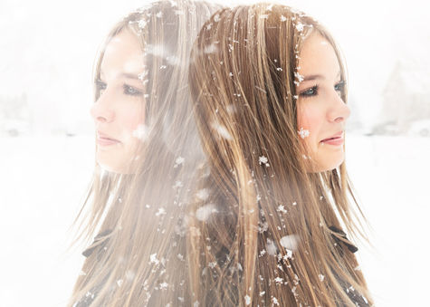 double exposure photography portrait