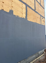 Liquid-applied vapor barrier with sealed sheathing joints at Firebirds in Goodyear, Arizona