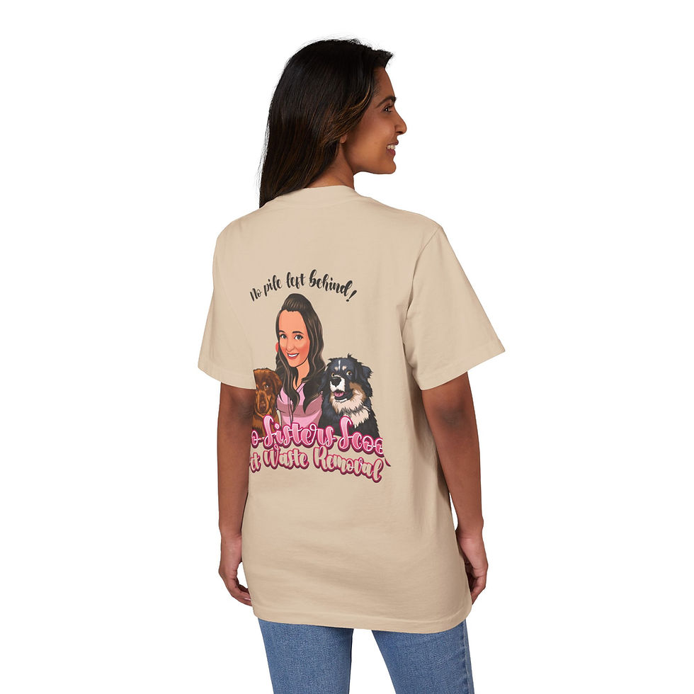 Thumbnail: Unisex Garment-Dyed Drop-Shoulder T-Shirt