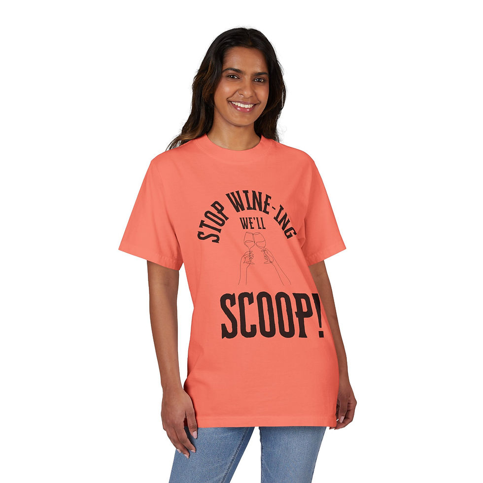 Thumbnail: Unisex Garment-Dyed Drop-Shoulder T-Shirt
