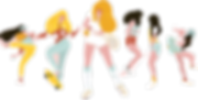 スポーティー女の子。