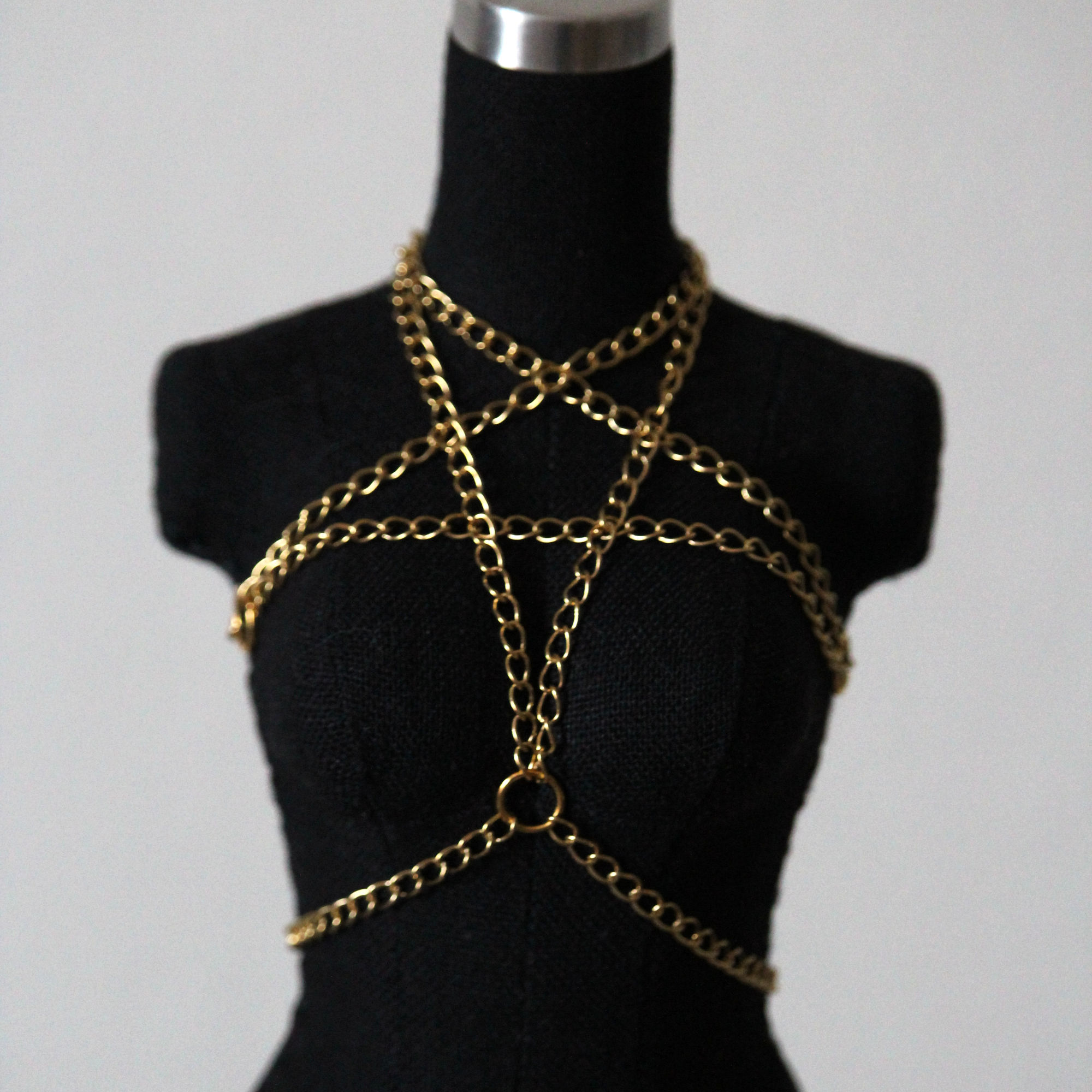 [BJD 1/4] Harnais en chaînes Pentagramme