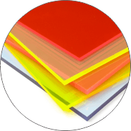 Fluorescent acrylic sheets