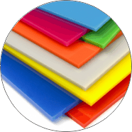 Coloured acrylic sheets