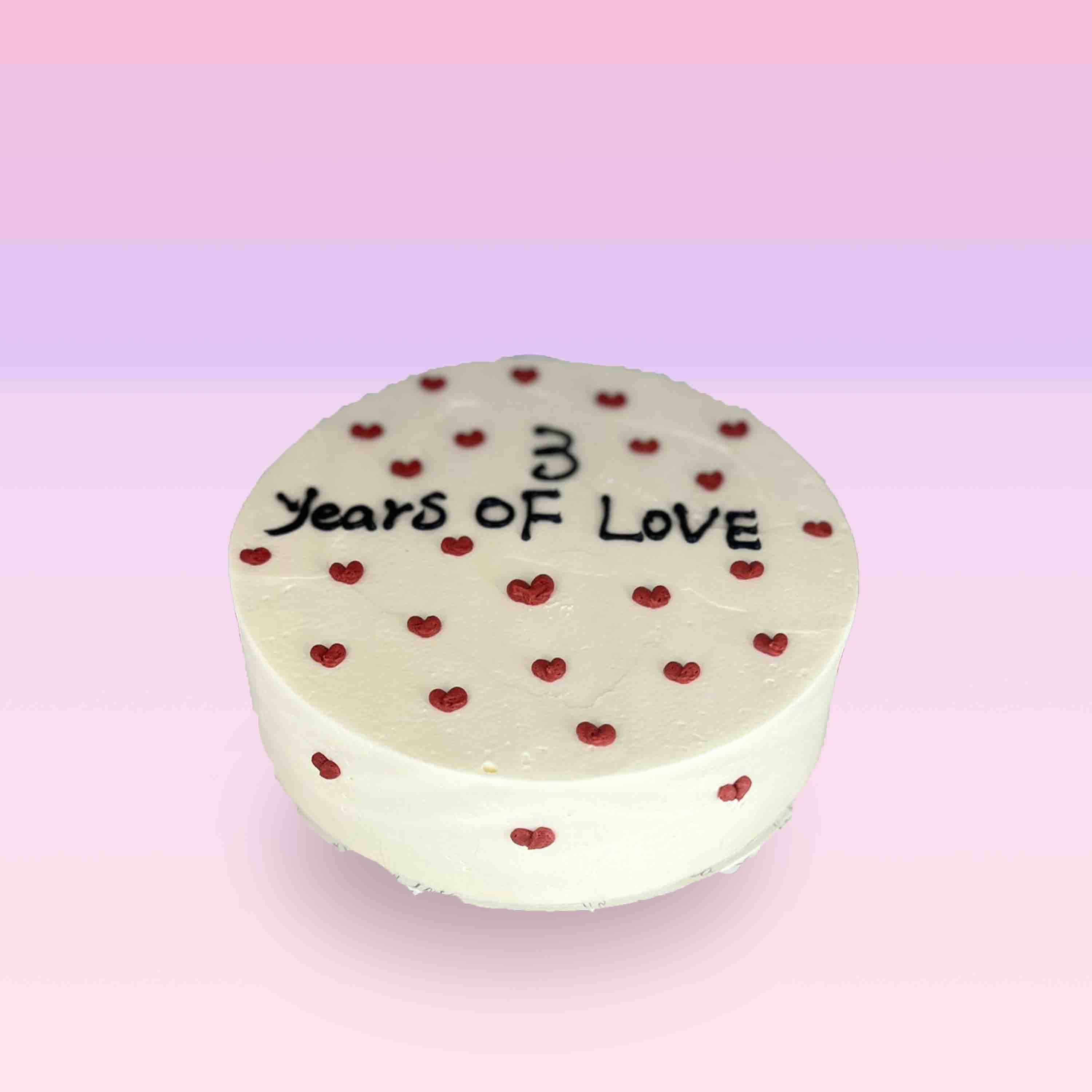 Small Hearts Cake
