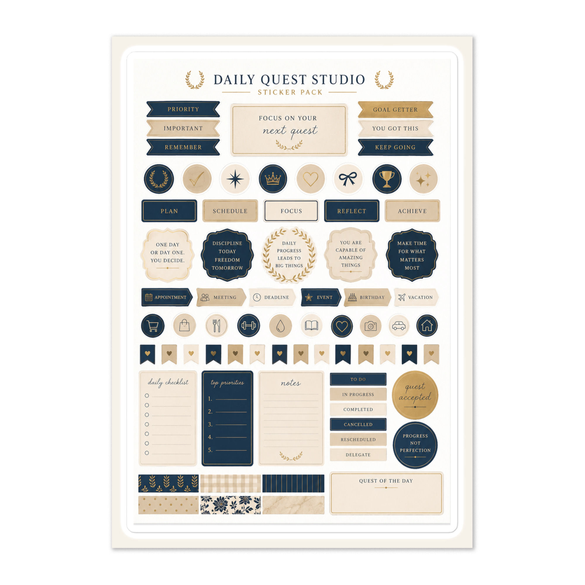 The Daily Quest Sticker Pack