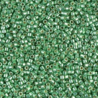 Delica Miyuki 11/0 DB 1844 Duracoat Galvanized Mint Green