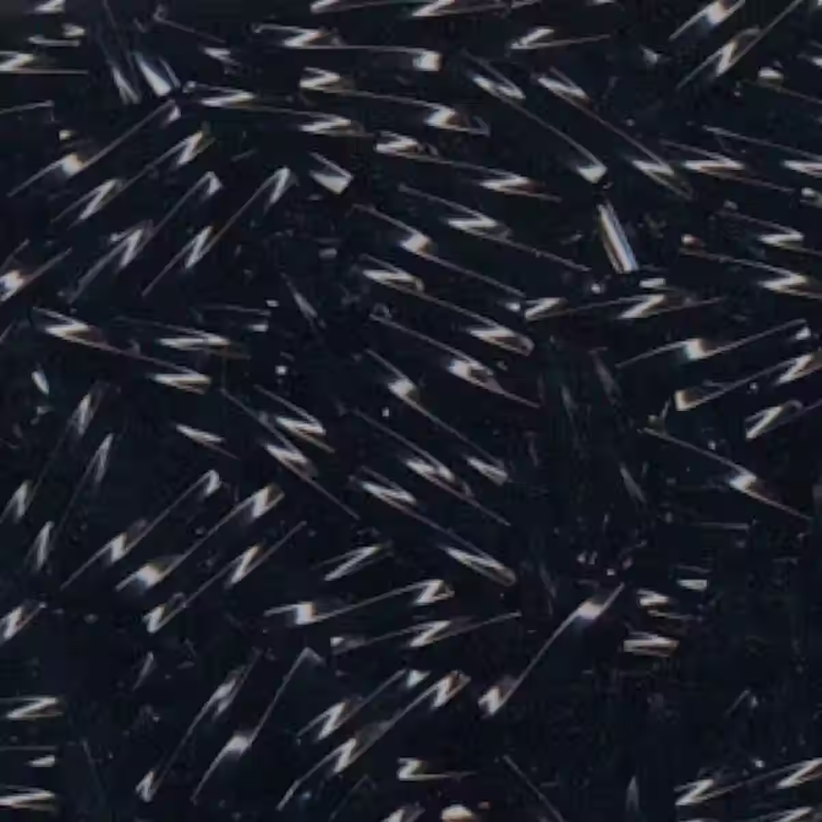 Miyuki Bugle Twisted 2.7x12mm #401 Black