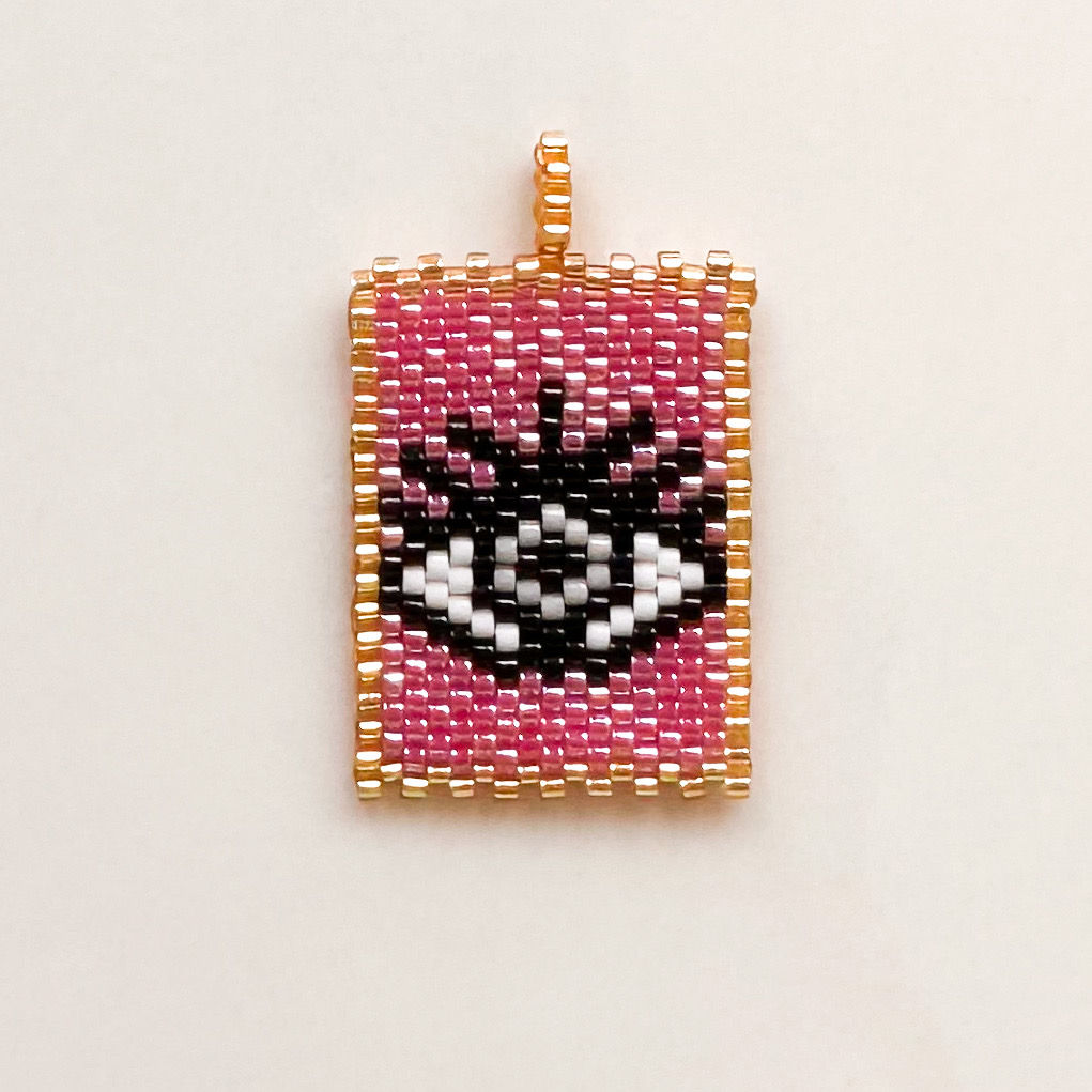 Patrón en PDF - Escapulario Ojo Turco Rosa