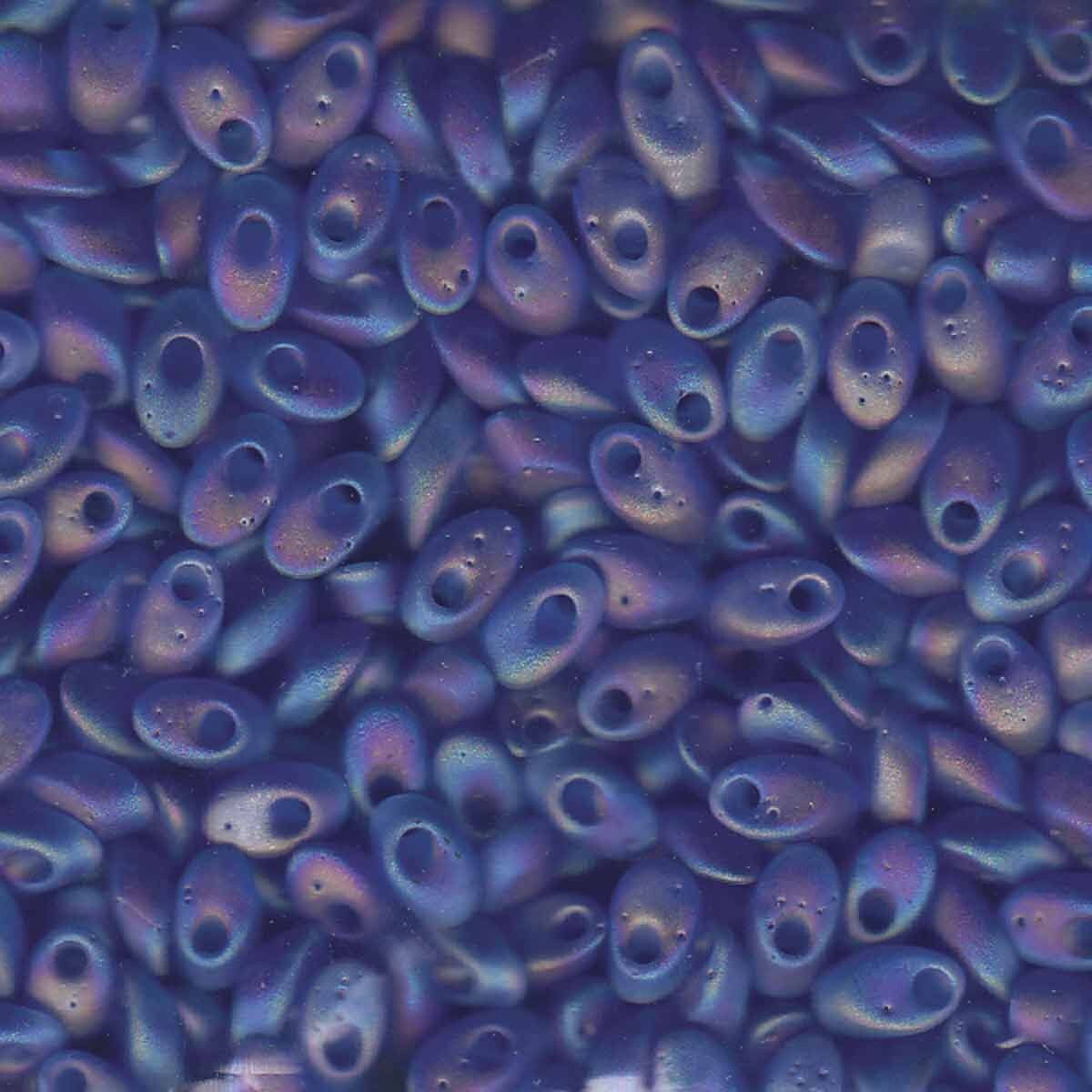 Long Magatama 4x7mm #150FR Matt Transp Saphire AB