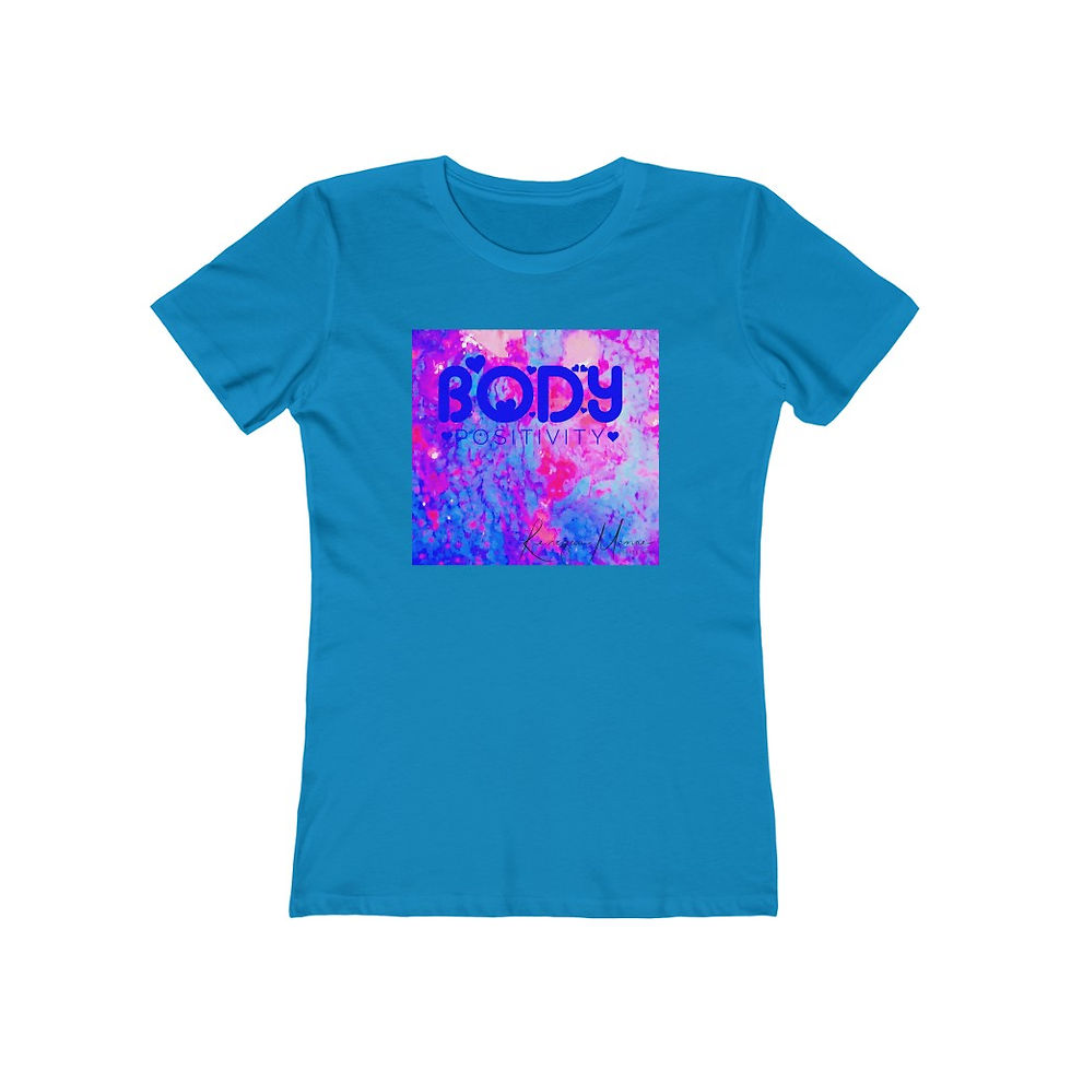 Thumbnail: Paint Splatter Body Positivity Women's The Boyfriend Tee