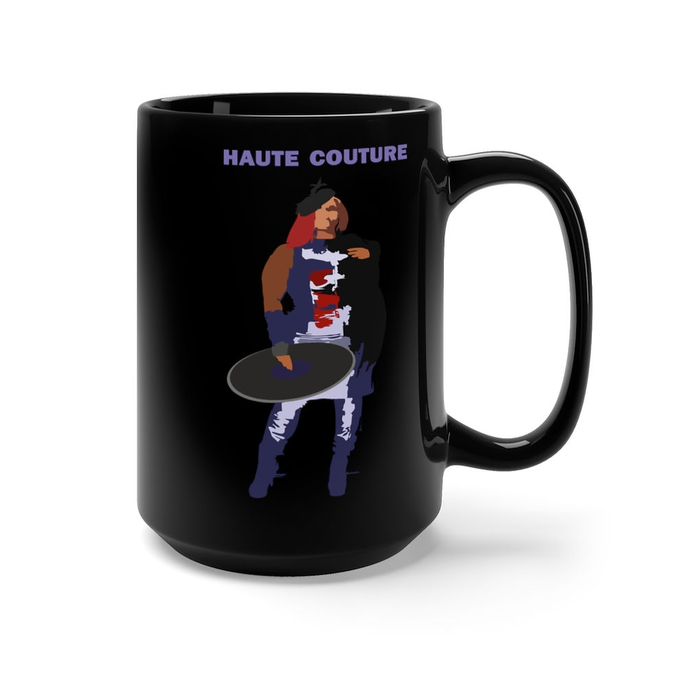 Thumbnail:  Haute Couture Black Mug 15oz