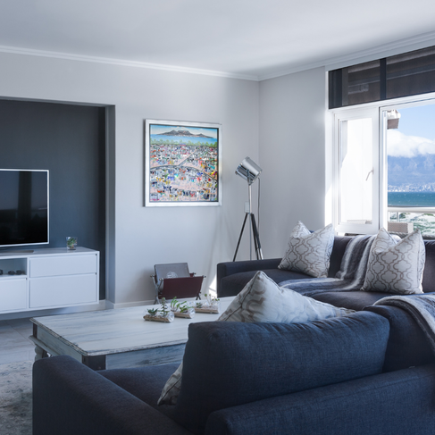 Modern beautiful living room