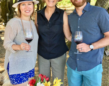 Private lunch w winemaker Julie Johnson