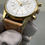 Thumbnail: SOLD Vintage Gallet Gold-Plated Chronograph 35mm Manual-Wind Valjoux 7733