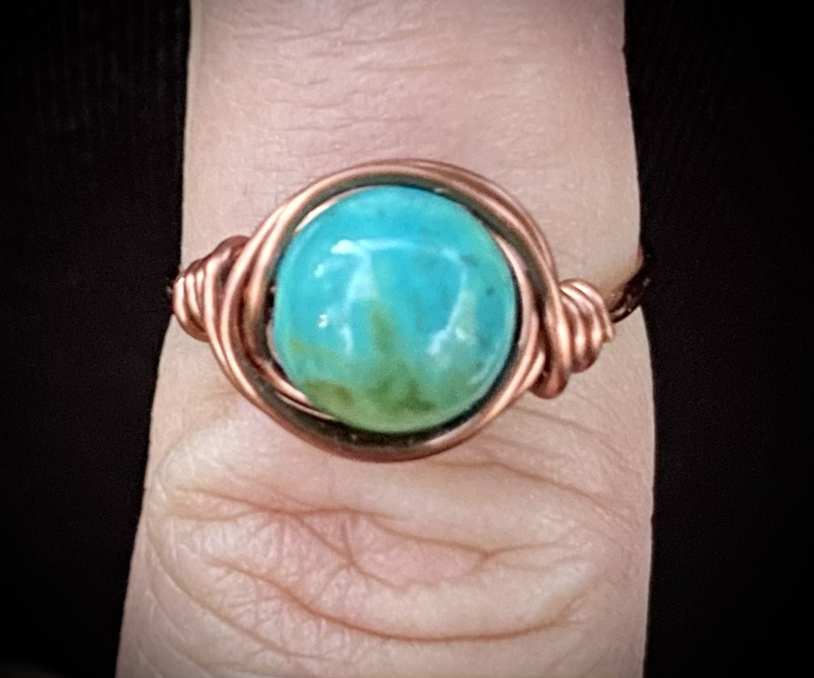 Crystal Bead Ring (Closed)