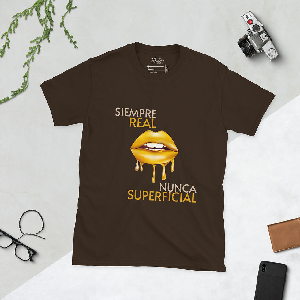 Thumbnail: "Siempre Real Nunca Superficial" Short-Sleeve Unisex T-Shirt