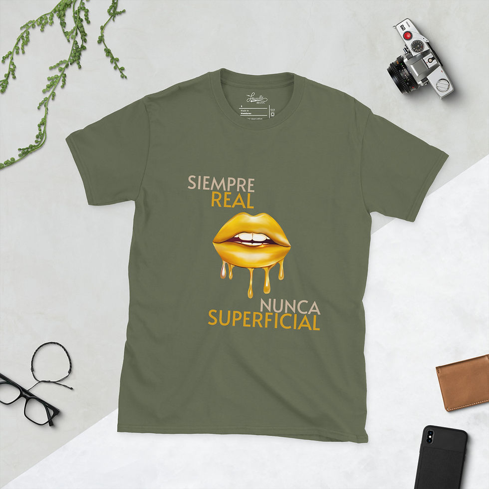 Thumbnail: "Siempre Real Nunca Superficial" Short-Sleeve Unisex T-Shirt
