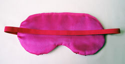 Cerise pink silky satin backing