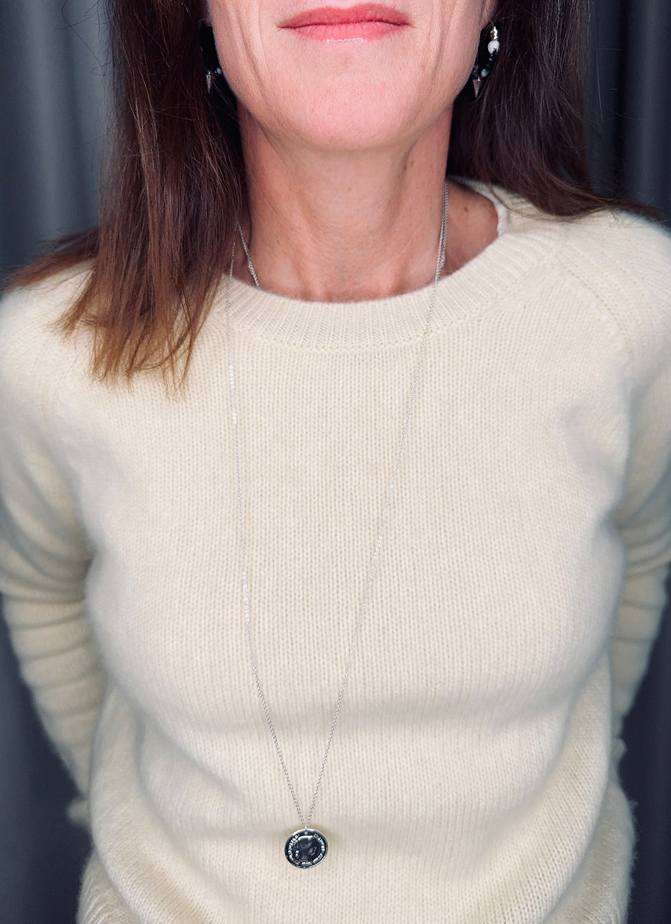 Collier Isa argenté