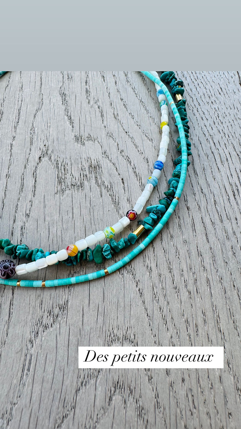 Miniature : Chips turquoise 