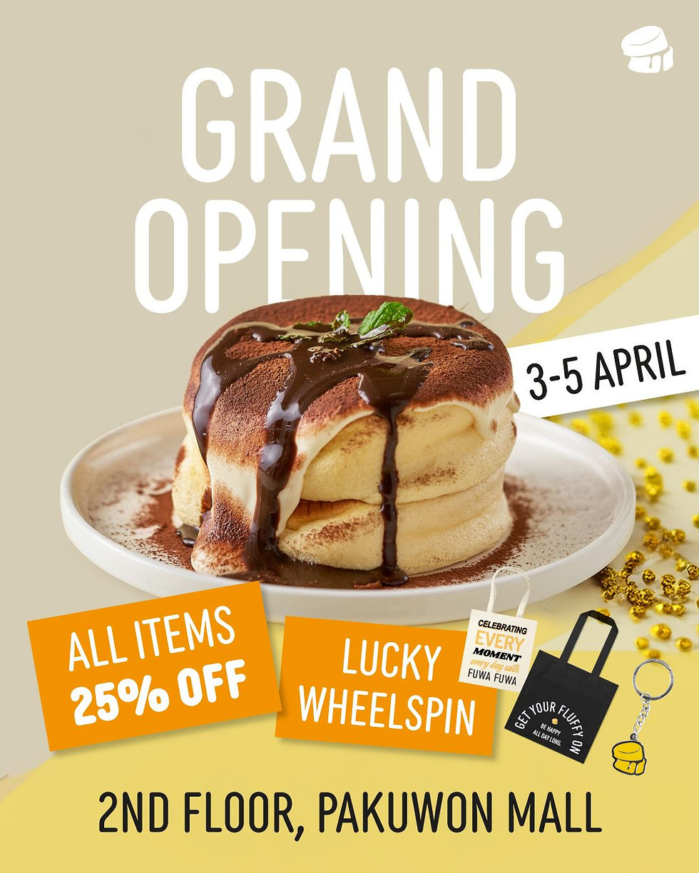 Fluffy Fluffy Indonesia Grand Opening!