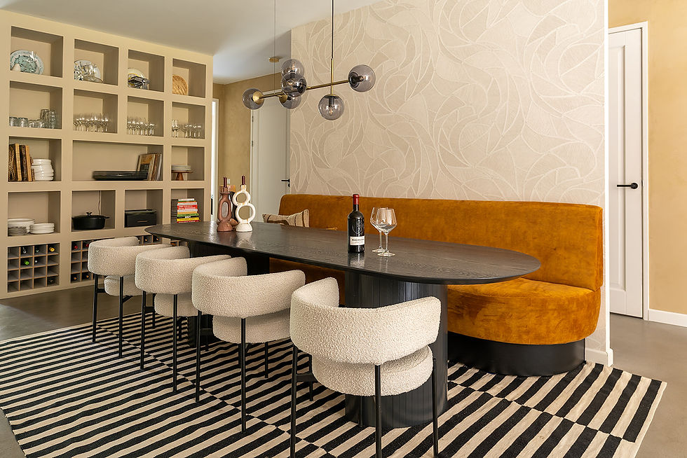 Realisatie ontwerp eethoek