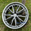 Thumbnail: Deep Dish Two Piece Design Black Chrome 20"x8.5J/9.5J ET+35/+32