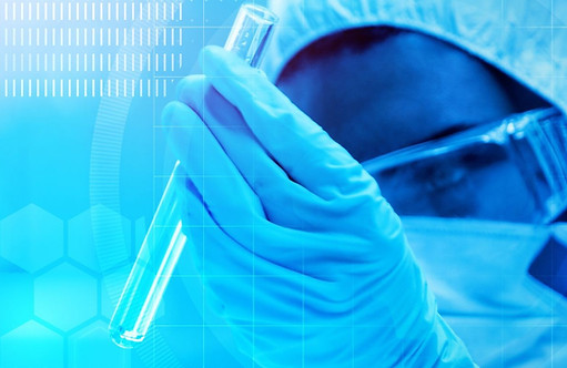 lab worker working
