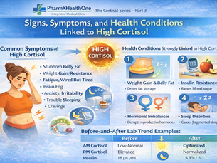The Cortisol Series – Part 3: Signs, Symptoms, and Health Conditions Linked to High Cortisol